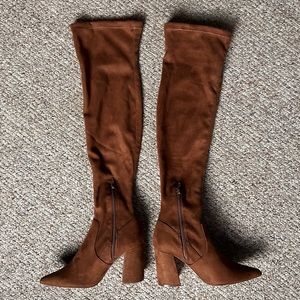 COPY - Steve Madden brown thigh high boots, size 8.5